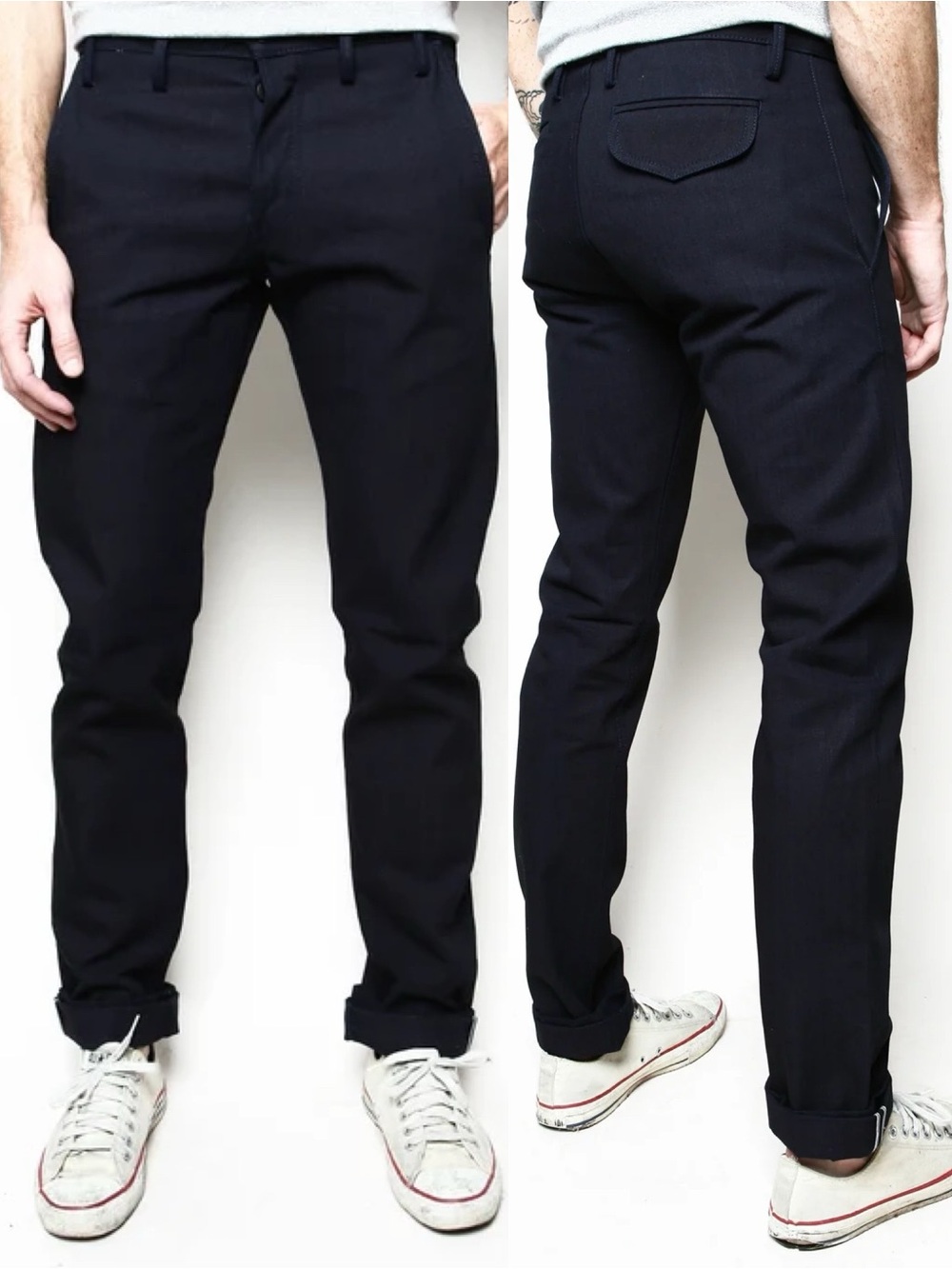 Rogue Territory RGT | NWOT Officer Trousers in Indigo Selvedge Denim W34